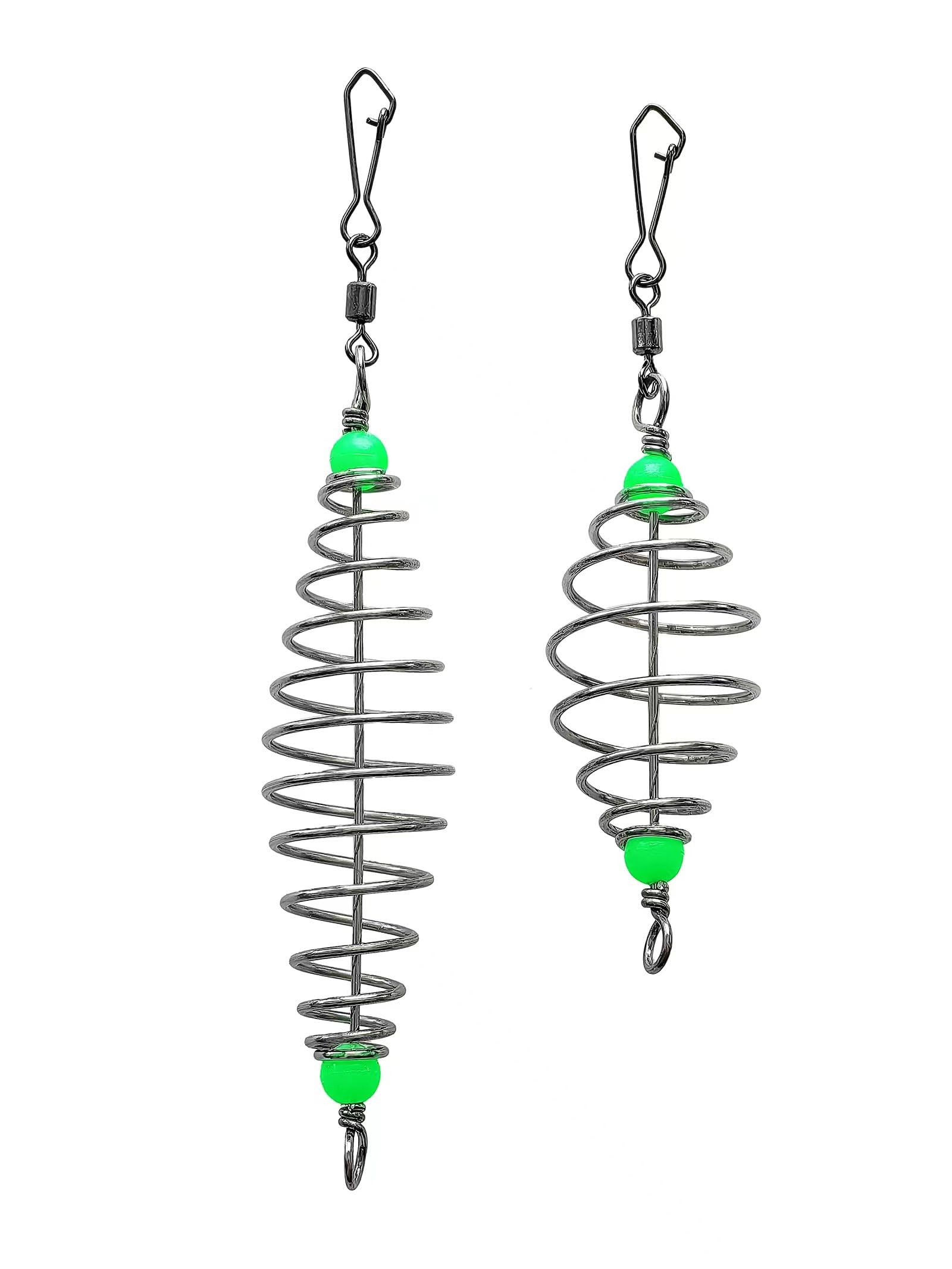 Mimilure Spring Carp Fishing Feeder: 20pcs Heavy Duty Steel Bait Cage Carp Fishing Equipment