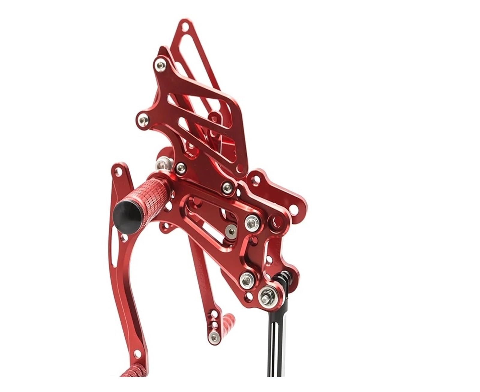 Repose-pieds arrière moto CBR600RR avec grip antidérapant usiné par commande CNC - 8
