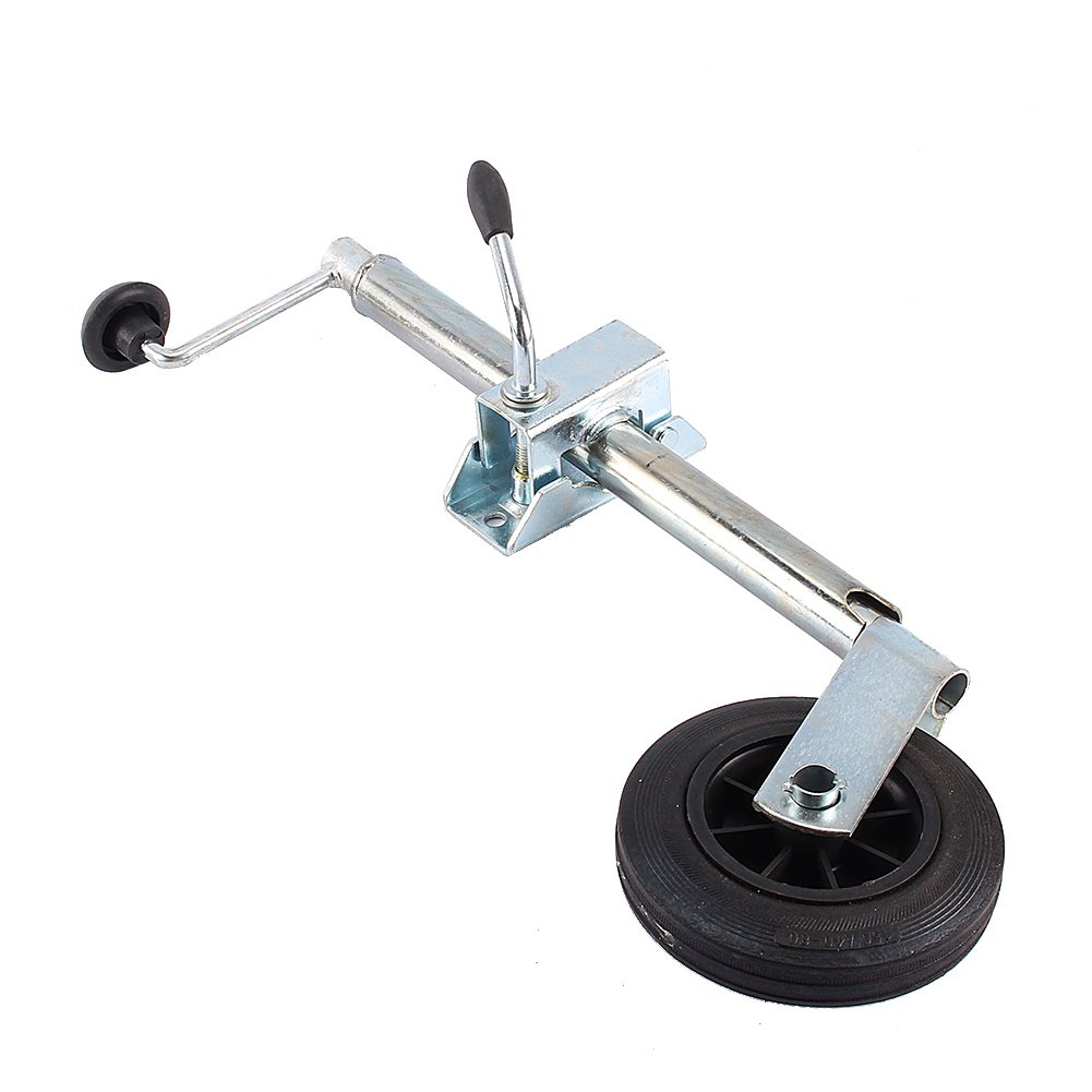 lyrlody Rueda Remolque Pesado 35 mm con Abrazadera Accesorio para Caravana Remolque