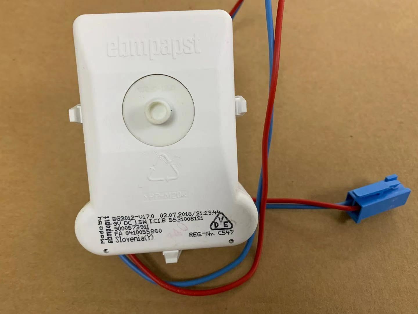 Para Siemens Bosch Refrigerator 9000573911 BG2012 9V Motor de ventilador
