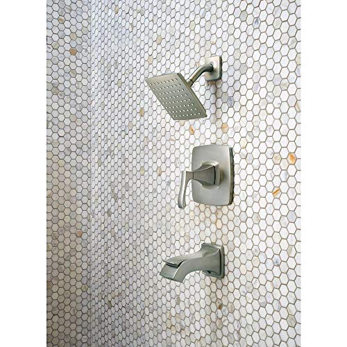 Pfister Venturi Tub & Shower Trim Kit, Valve And Cartridge Included, 1-Handle, Spot Defense Brushed Nickel Finish, 8P8Ws2Vnsgs #TOP2