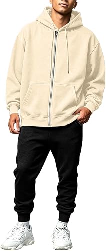 Vividcrate Mens Sweatsuits 2 Piece Set Long Sleeve with Hoodie Jogging Suits for