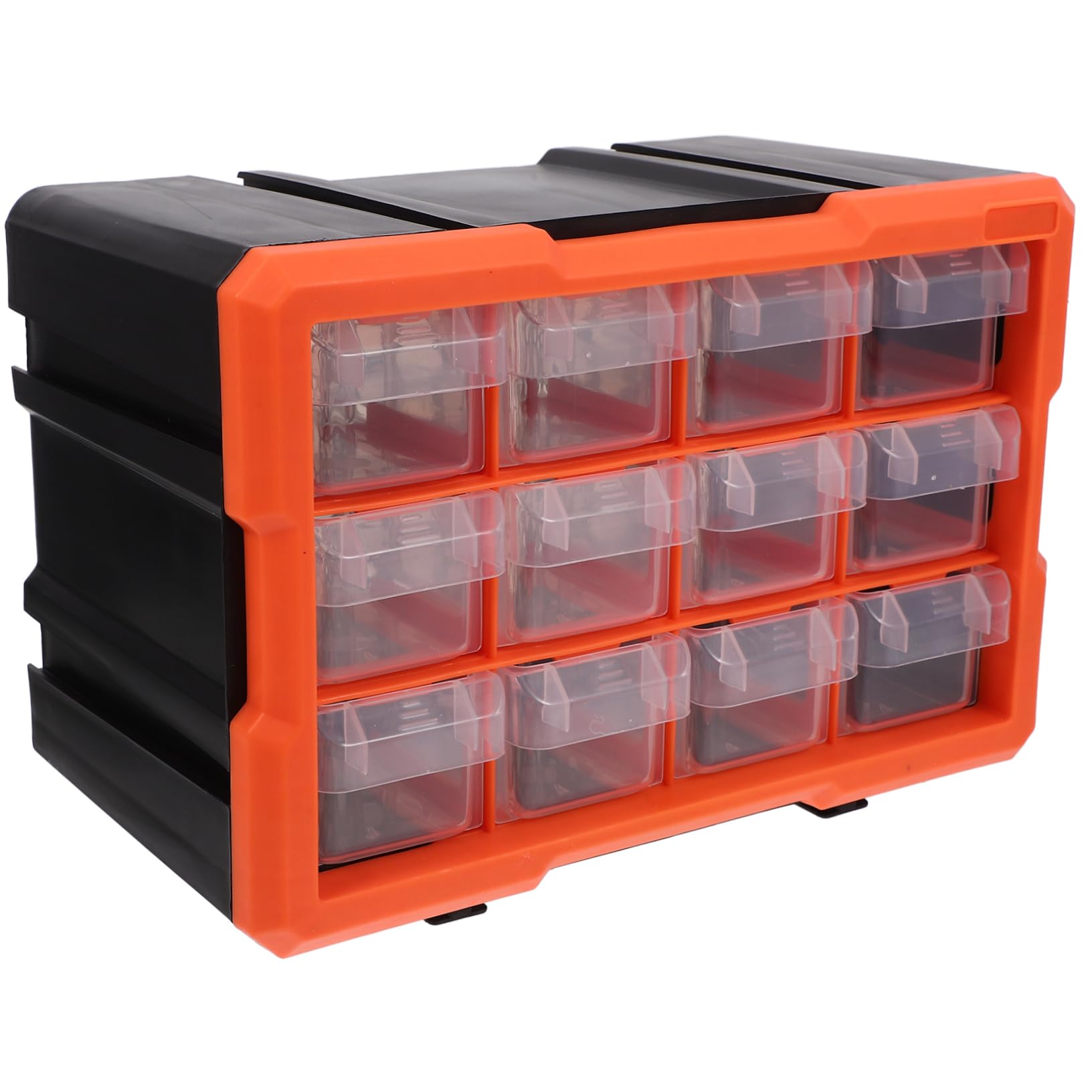 Boîte de rangement pour électroniques au design transparent et robuste pour trier sans effort