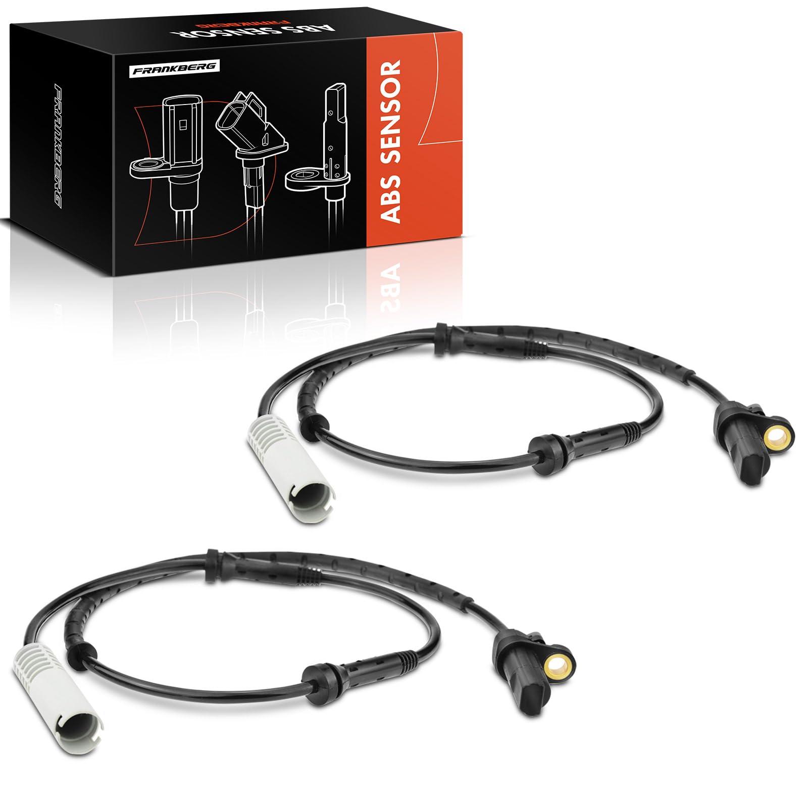 Frankberg Sensore Velocità Ruota ABS Sensore ABS ABS Speed Sensore Compatibile con Serie 5 E39 523i 525tds 525td 528i 535i 540i 1995-1998 Replace# 34521182160