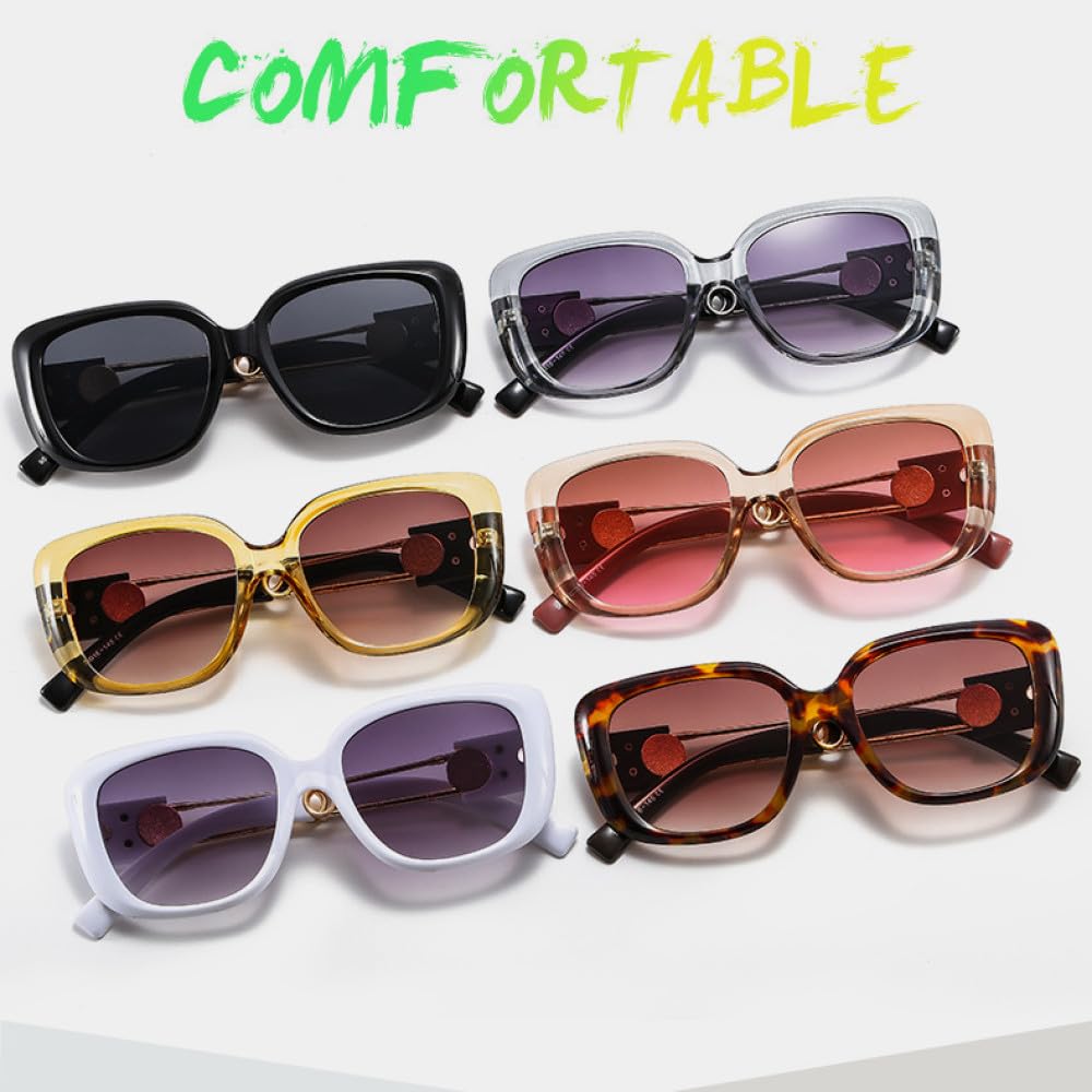 Nuevo 2025 Gafas de Sol clásicas Retro de Gran tamaño para Mujer, Gafas de Sol cuadradas con Marco Grande de Viaje Vintage para Mujer