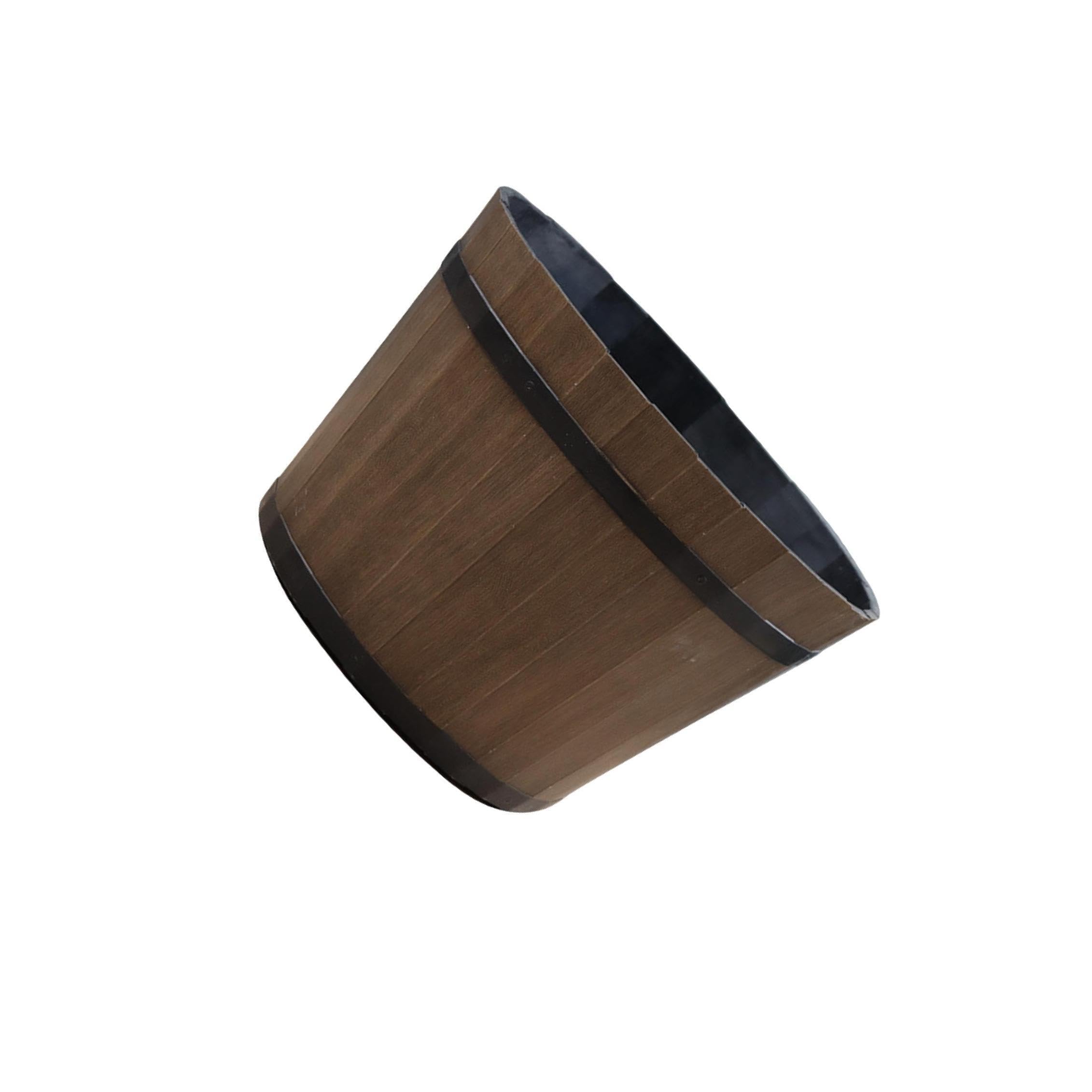 QIXCXAZ Flower Pot for Creative Flower Pot Indoor Outdoor Lively Plant Planters Home Office Personal And Not Easily Damaged During Relocation. Planter Plastic, Brown, 12 inch