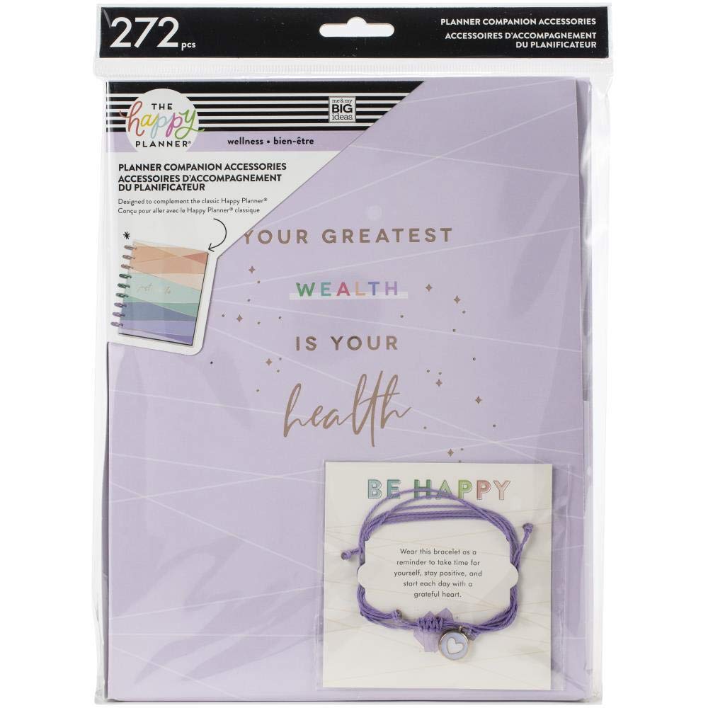 ME & MY BIG IDEAS Planner Companion, Wellness, 272/Pkg, One Size