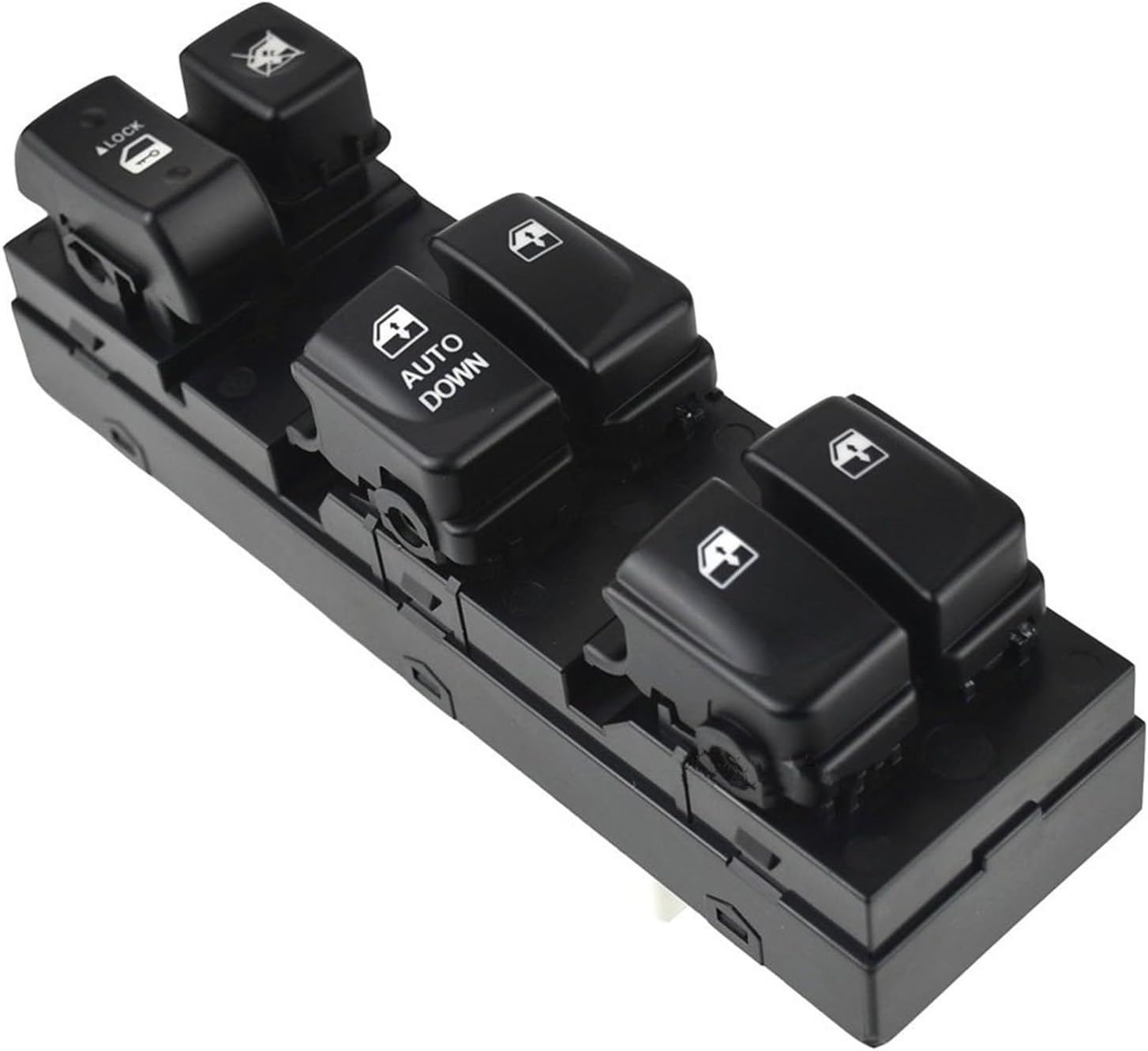 കോണാകൃതിയിലുള്ളത് view of the master power window switch
