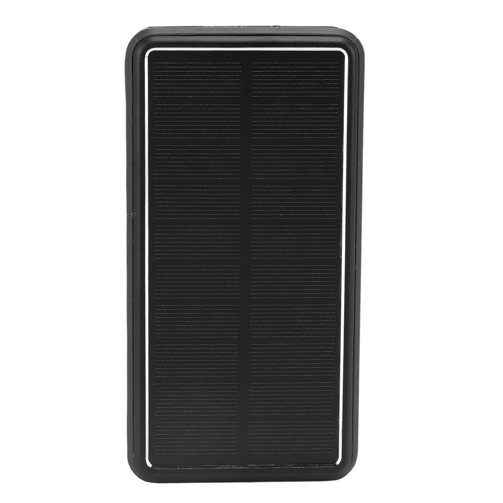 Chargeur Portable avec Banque D'énergie Solaire 50000mAh et Lumière LED pour Les Activités de Plein Air Randonnée en Alliage D'aluminium (Noire)