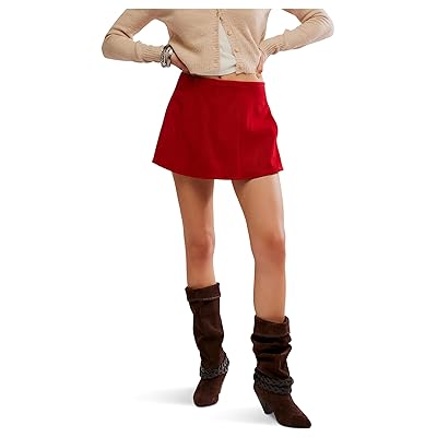 Free People We The Free Paradise Found Suede Skort Women