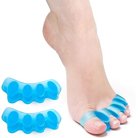 Amazon Suporya 足指を広げる 足指サポーター 外反母趾 足指矯正パッド シリコン素材 ２個セット 男女兼用 Suporya 外反母趾 内反母趾用