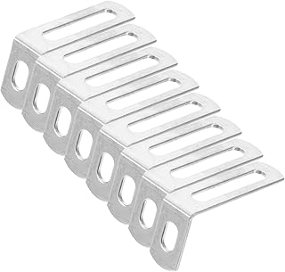 DOITOOL 20pcs Right Angle Code Corner Shelf Stand Wood Jointer Metal Shleving Right Angle Corner Brace Shelf Support Brace Corner Brackets L Brackets for Shelves Cabinet Shelf Brackets