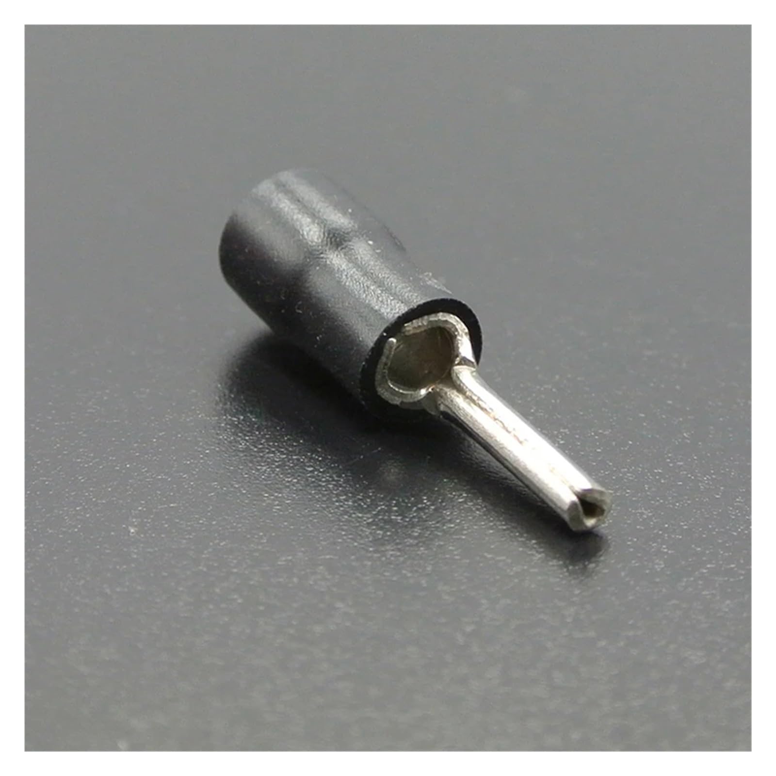 500PCs 14-12AWG Insulated Black Wire Pin Splice Connector Crimp Electrical Terminals