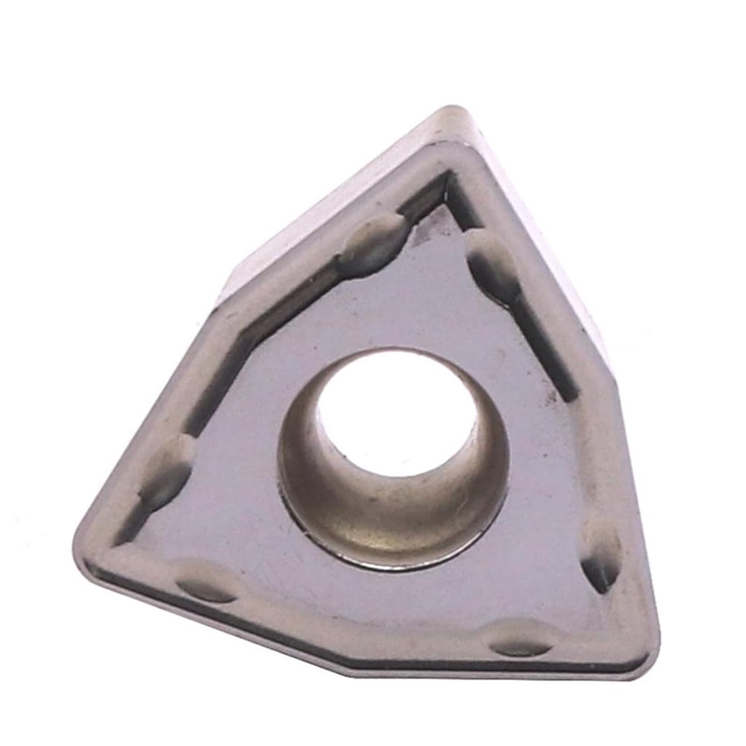 WCMX 03 04 05 06 08 ZK01 Aluminum Brass Non-Ferrous Drilling Abandon Machining WC Fast Drill Solid Carbide Inserts 5Pcs(WCMX050308-ZK01)