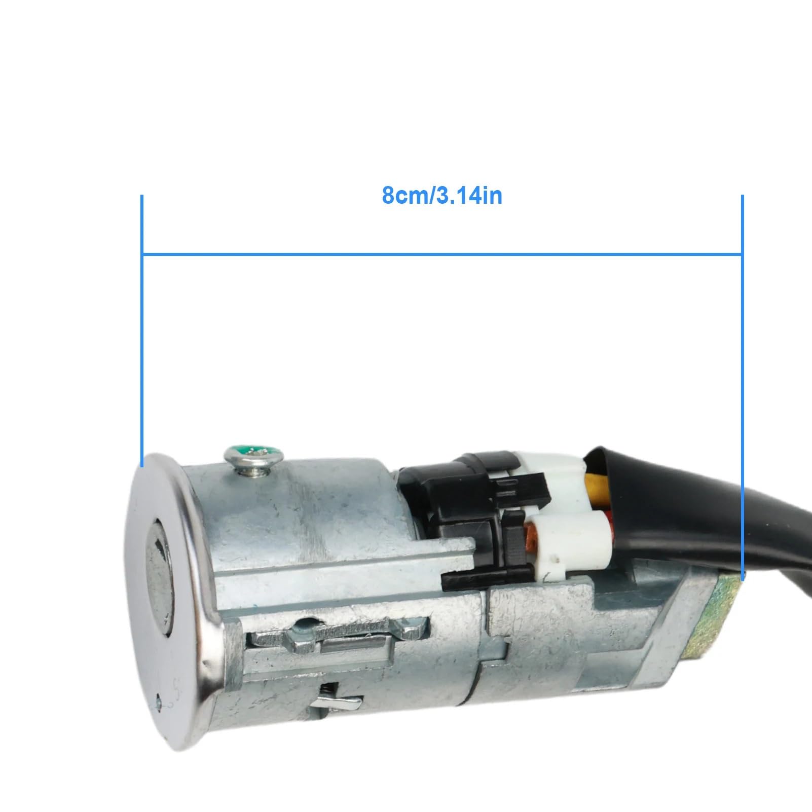 cilindro della serratura dell'accensione e chiave Interruttore di avviamento dello sterzo del cilindro di blocco dell'accensione con 2 chiavi compatibile con/adatto for Peugeot 306 1993-2002 Serratura