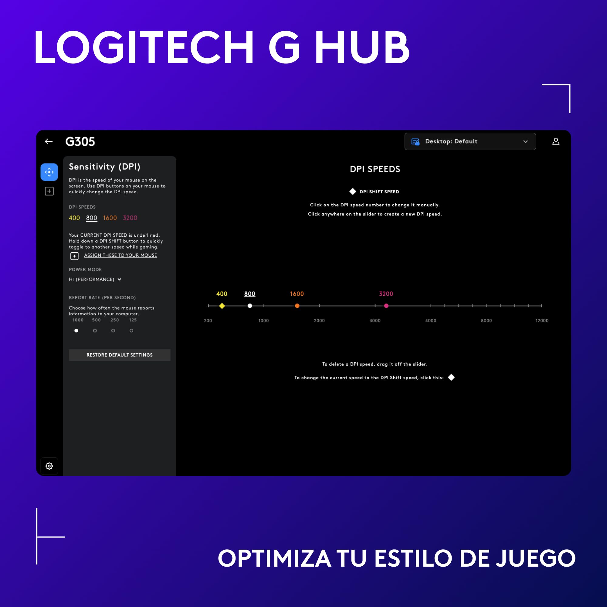 Logitech G G305 Lightspeed Ratón Gaming Inalámbrico, Captor Hero 12K, 12,000 dpi, Ultra-Ligero, Batería de 250h, 6 Botones Programables, Memoría Integrada, PC/Mac - Negro