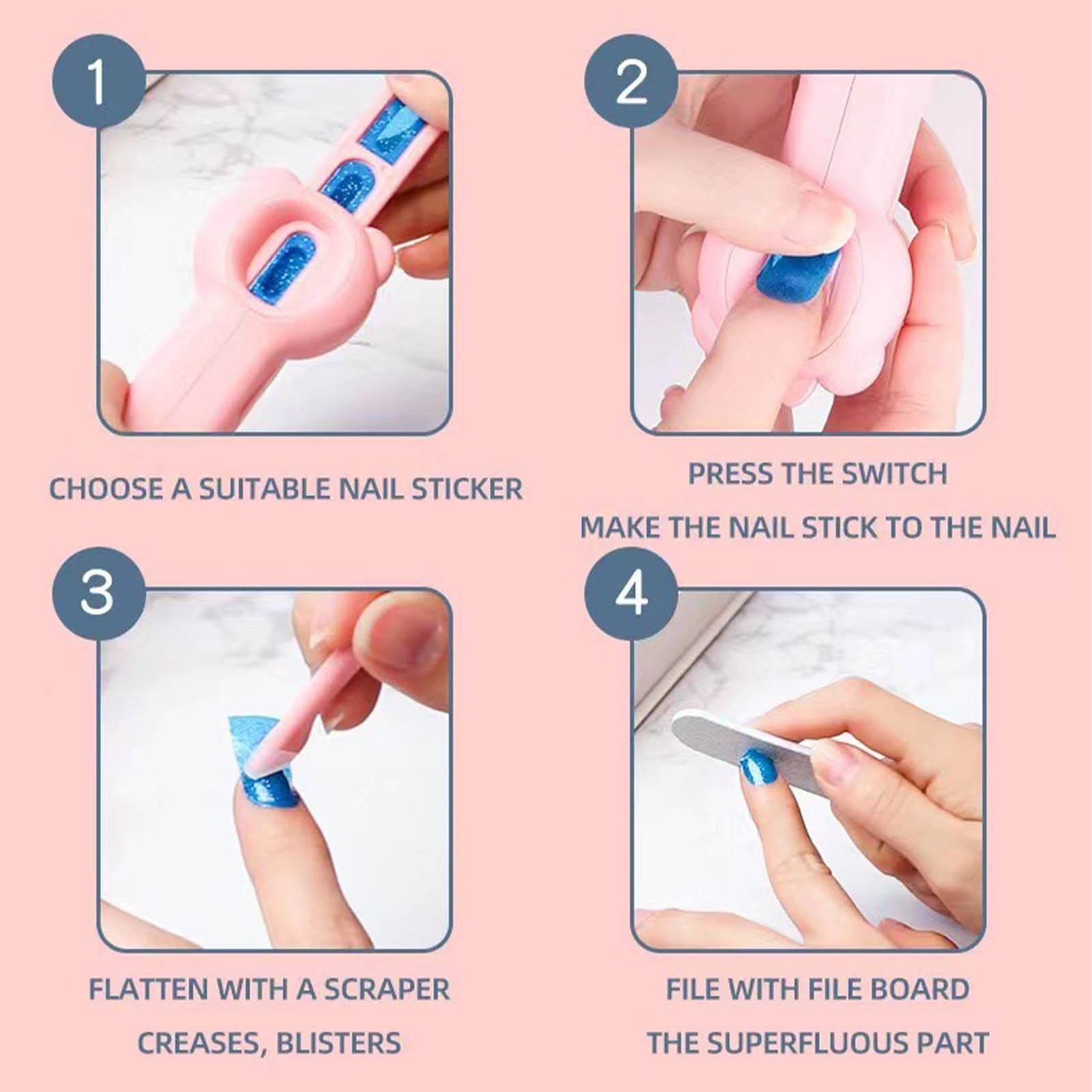 Amazon.co.jp: 3 Pcs ネイルプリンター,子供用ポータブルネイルアート