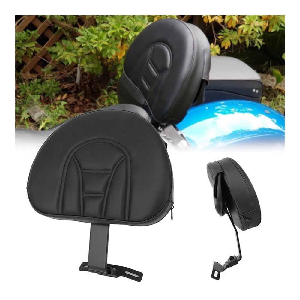Accesorios para Motocicletas: Kit de Respaldo Ajustable Conductor y piloto para Fatboy para Softail (2007-2019) Asiento Pasajero Motocicleta