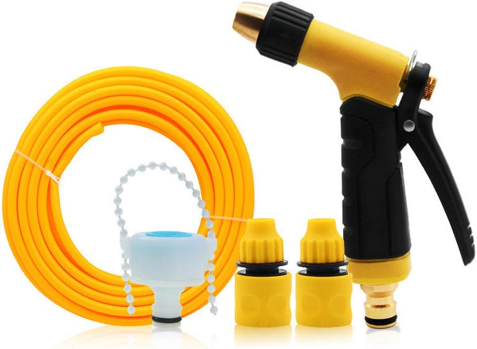 Eogro Car Wash Water Gun Set for Vehicle Household Cleaning and Gardening Watering Hose Auto Brush Tool Clean Pipe Washer Kit