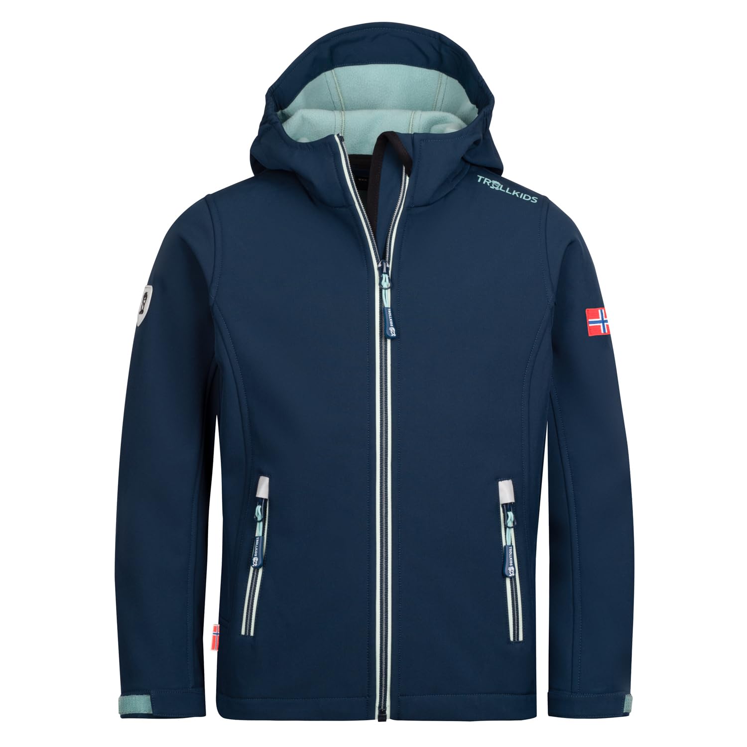 Trollkids Kids Trollfjord Jacket 116, granatowa/morska
