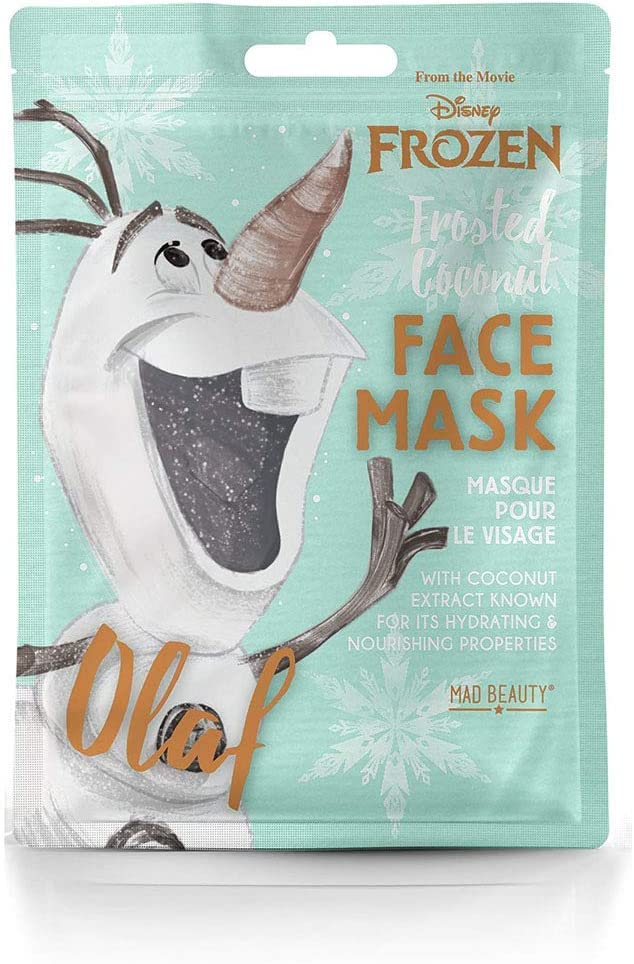Belleza Facial Mad Beauty, Mascarilla Facial Disney, Mascarilla Facial Olaf, Disney Frozen Face Mask Olaf