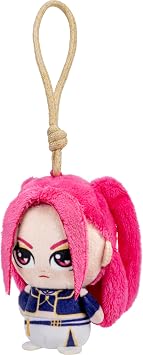 Kpop Demon Hunters 3-Pack 4-inch Clip-On Plush - Rumi, Mira, and Zoey Mini Collectible Character Clips for On-The-Go Fans - Ages 6+