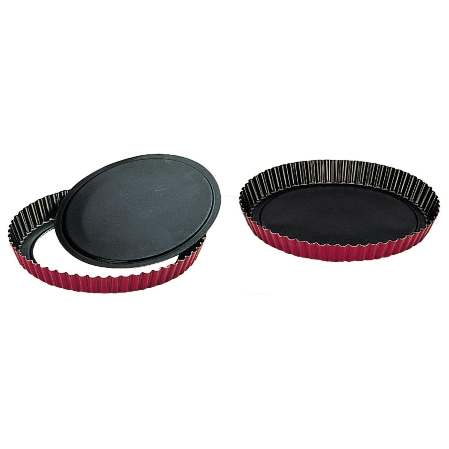 IBILI Tart Mold - 27 Cm Round Tart Pan In Red (Dishwasher Safe)