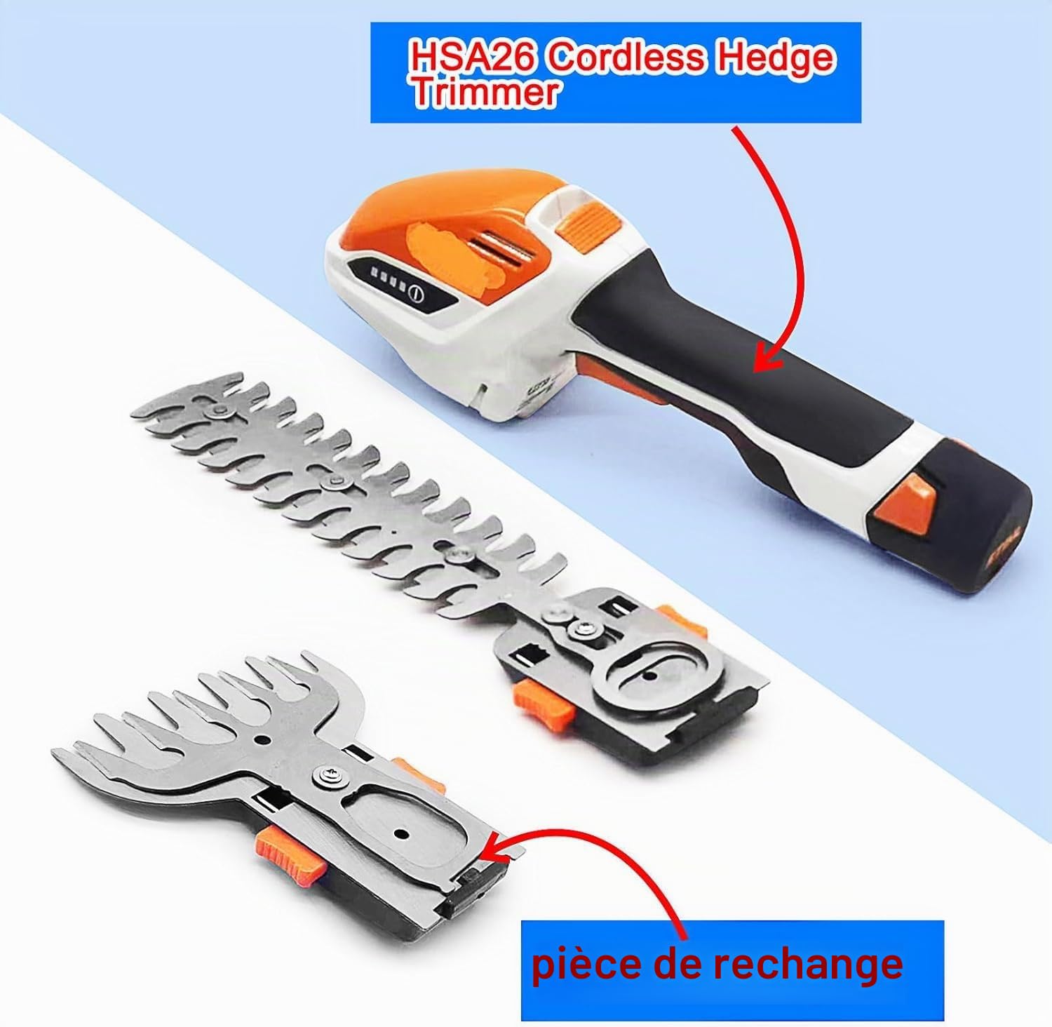 Lame à Gazon pour Taille-haie sans Fil Stihl HSA26 – 4515 820 3500