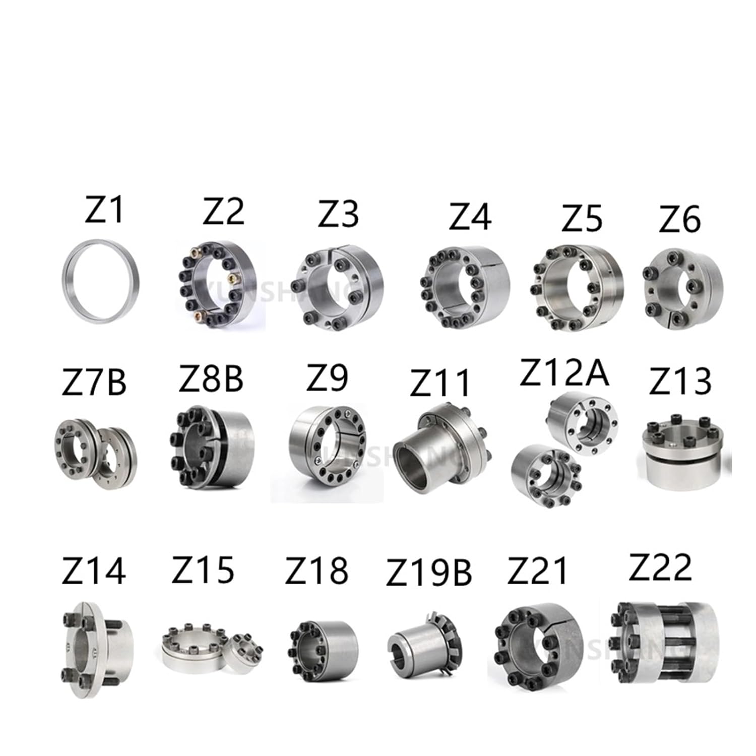 Coupling Keyless Sleeve 1pcs Z21 Expansion Sleeve Shaft Locking Device Assembly Inner Hole Diameter 5-50mm SKT350 KTR105 Tightening CNC Tools(Z21 9x20)