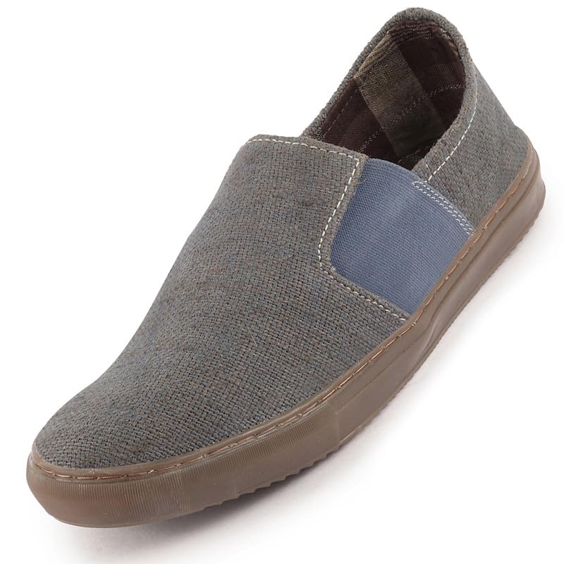 FAUSTOMen Canvas Sneaker Pull-On Shoes