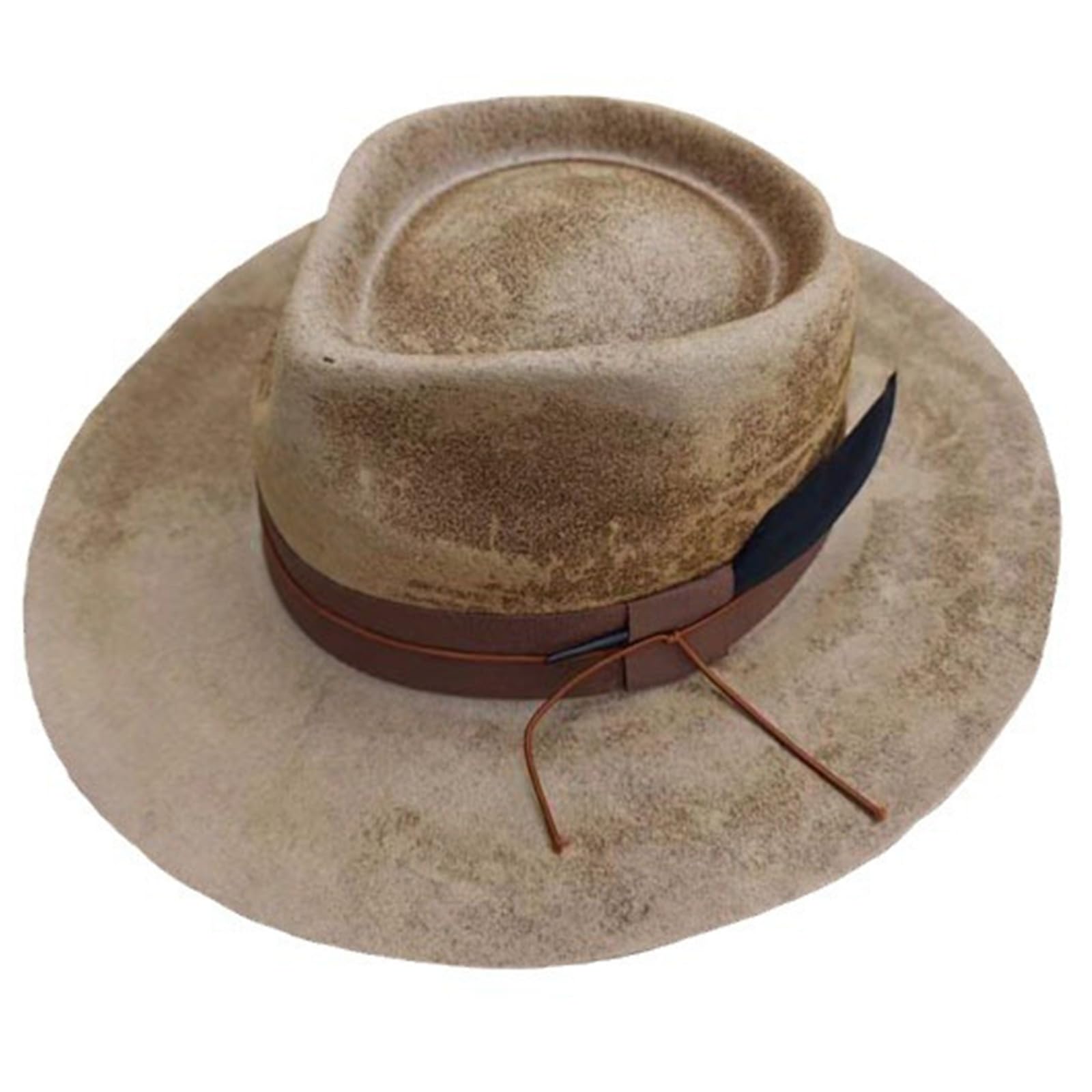 HUANGGG Wide Brims Wool Hat Panamas Hat Magicians Hat Hat Stage Performances Headwear Masquerades Party Fedoras Hat Headpiece