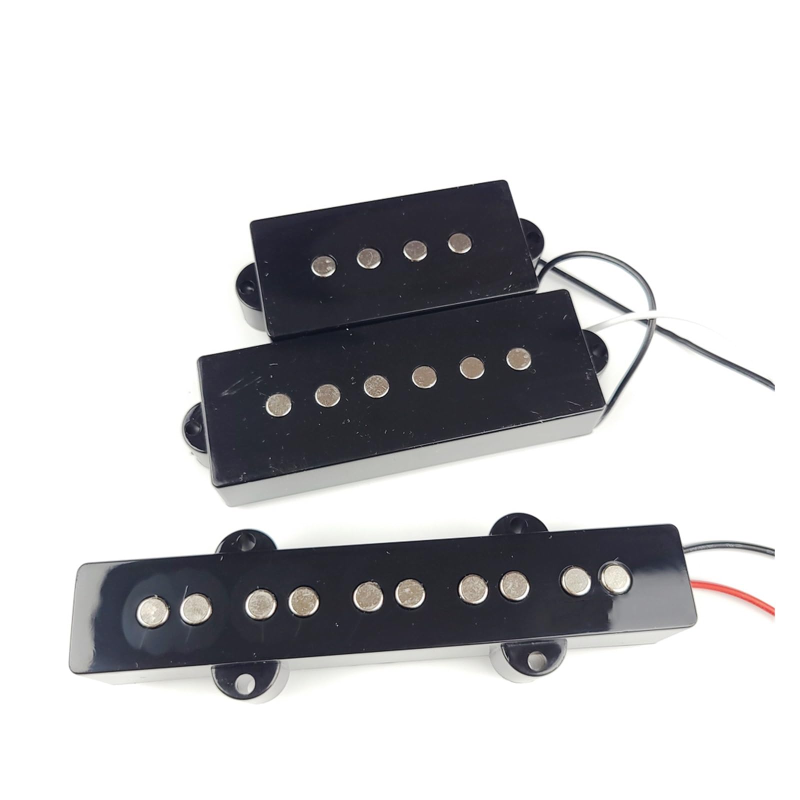 gitary elektrycznej Części Odbiór 5-strunowa Elektryczna Gitara Basowa Pickup Pięć Strun Basowych Przetworniki Humbucker (Color : 1 set)