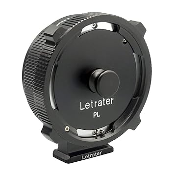 Letrater Lens Adapter PL-E for PL cine Lens Mount Adapter Converter to Sony E Mount Cameras A7R4/R3/FS7