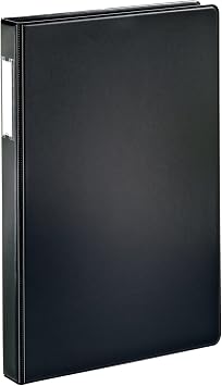 Office Depot Brand Round Ring Reference Binder, Legal Size, 1" Rings, 100% Recycled, Black
