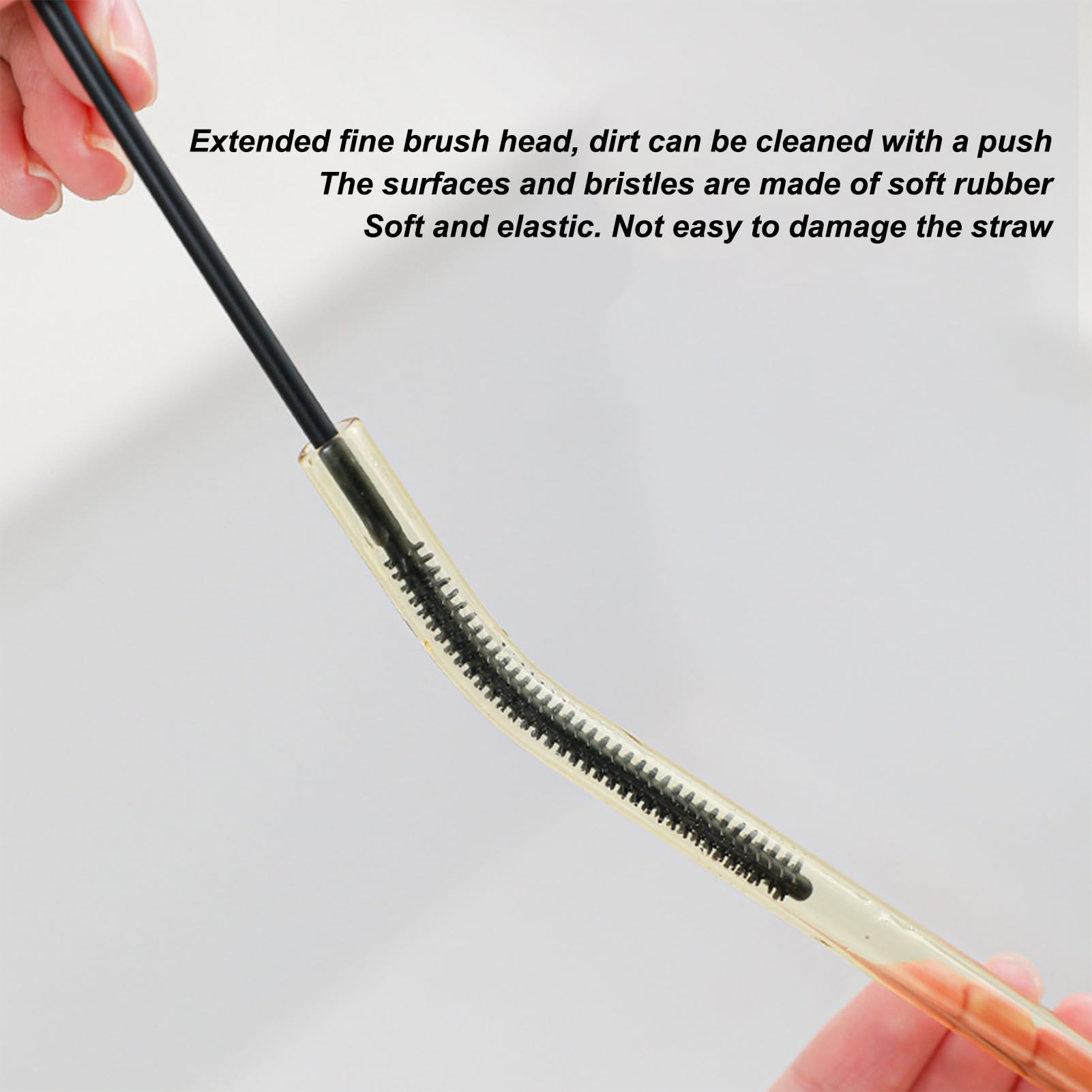 Reusable Straw Cleaner 2 Pack Cleaning Brush Set Multifunctional Bottle Scrubber Drink Straw Cleaning Tool