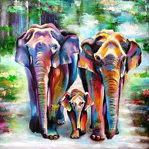Puzzles für Erwachsene 6000-teiliges Puzzle für Erwachsene 6000-teiliges Puzzle für farbige Elefanten - 6000-teiliges…