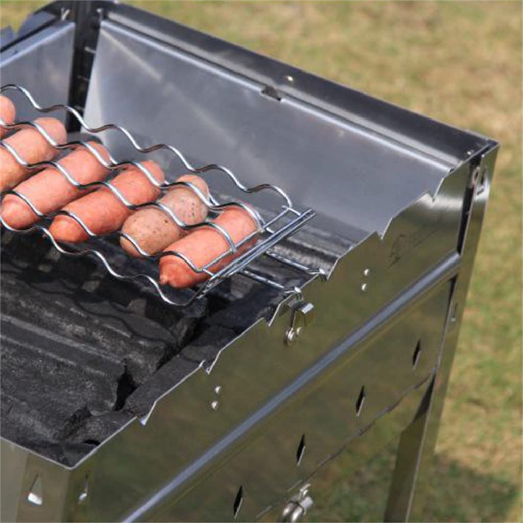 KANBUN Grill Klip do grilla Akcesoria do grilla na świeżym powietrzu z uchwytem Camping Grill Zacisk siatkowy Double the comfort