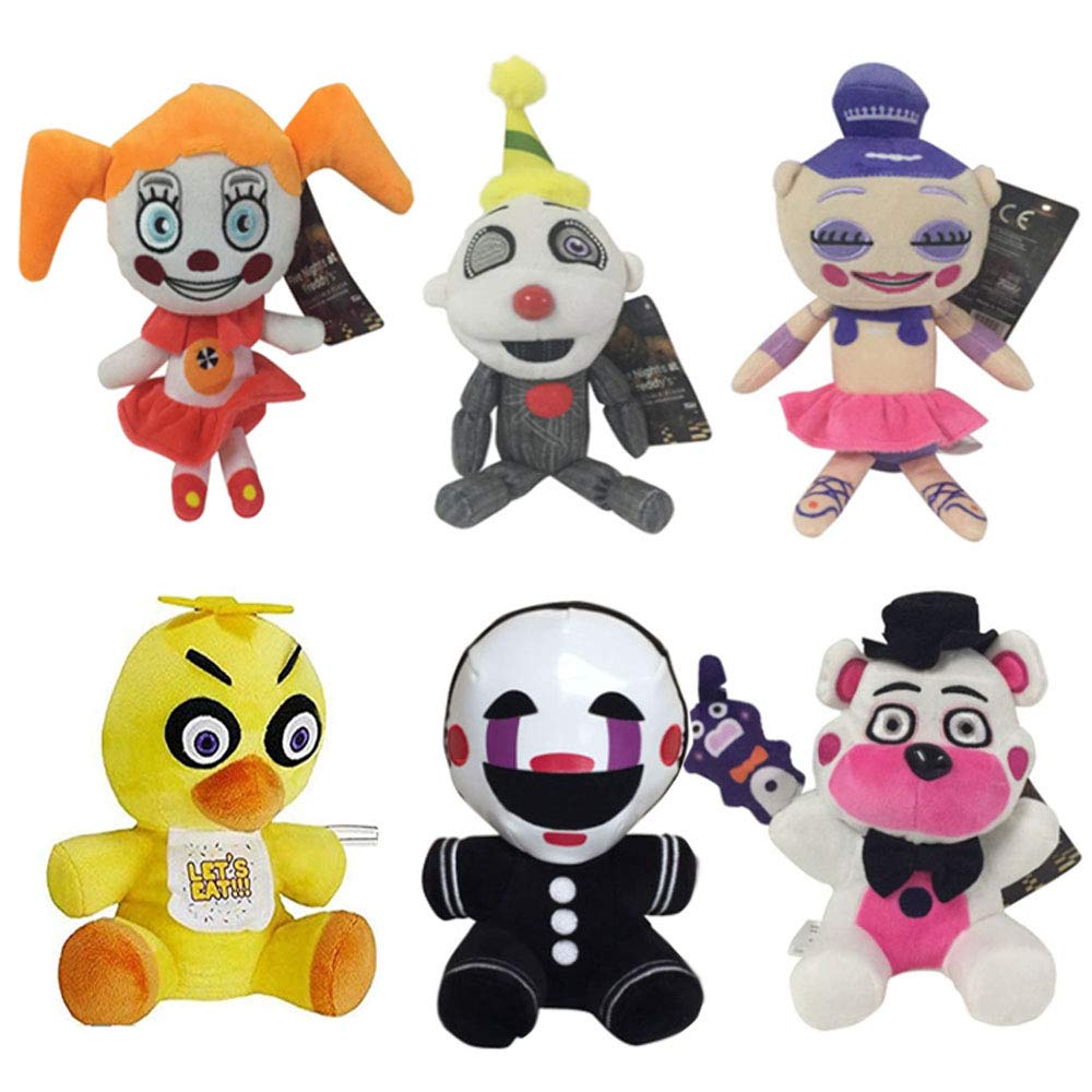 Five Nights at Freddy's Plush Toys Freddy Bear Bonnie Chica Foxy FNAF