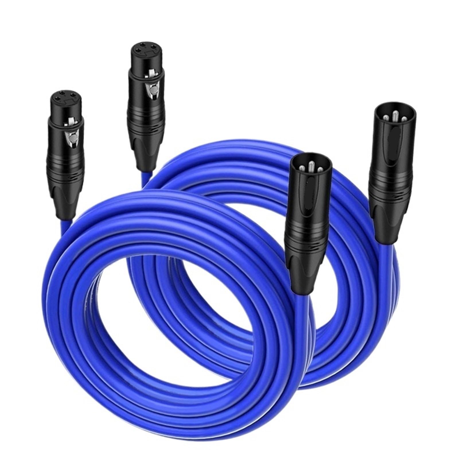 3-pinowy kabel audio XLR męsko-żeński z miedzi beztlenowej (OFC) z miękkim PVC do kabla mikrofonowego, miksera, wzmacniacza, kamery(M-F Red,10m)