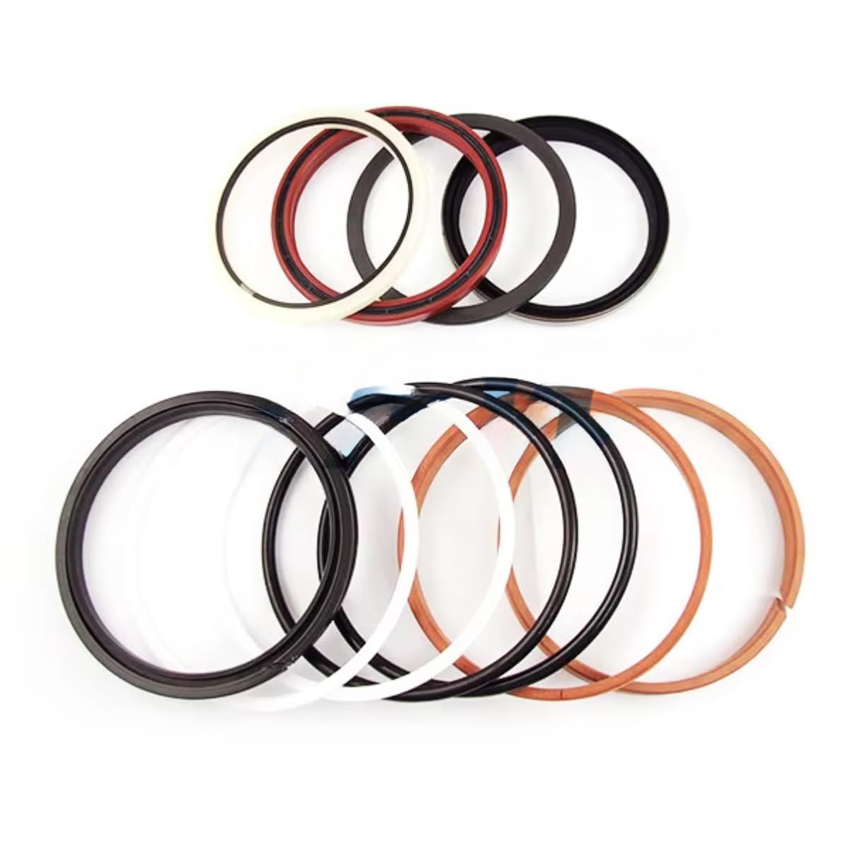 Compatible with 707-98-62131 Ripper Cylinder Seal Kit Compatible with Komatsu D155-3-5 Machinery Parts