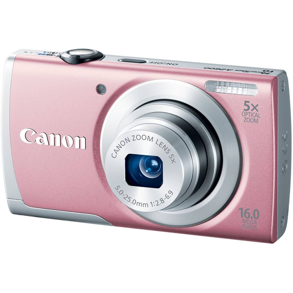 Canon PowerShot A2600 ピンク Buy Canon PowerShot A2600 16MP Point-and-Shoot Digital