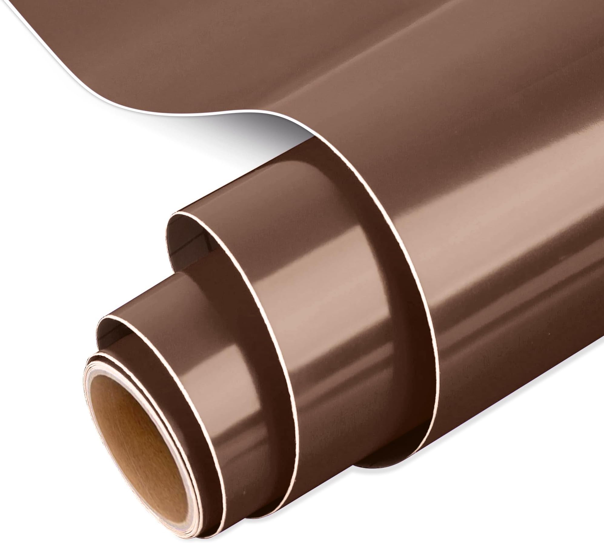 – IModeur Glossy Brown Permanent Vinyl Roll - 30.5 x 153 cm Adhesive Vinyl for Mug, Cup, Window & Home Decor, and Other DIY Projects