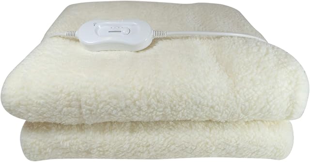 Schallen Premium Comfort Electric Heated Blanket, Remote Control with 3 Heat Settings (Double, Soft Fleece Electric Blanket)