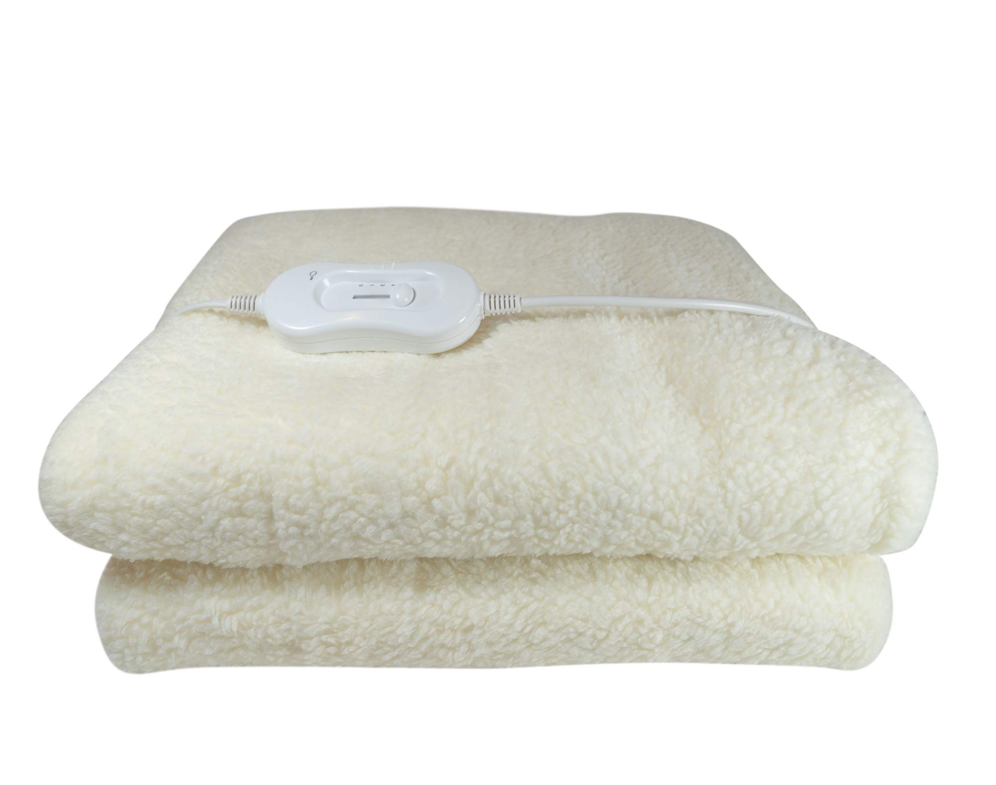 Schallen Premium Comfort Electric Heated Blanket, Remote Control with 3 Heat Settings (Double, Soft Fleece Electric Blanket)