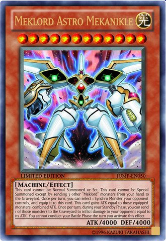 Amazon.com: YU-GI-OH! - Meklord Astro Mekanikle (JUMP-EN050 