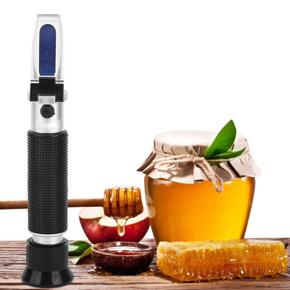 TANIQIACA Handheld Refractometer Tool 0-10% Brix Meter for Sugar Concentration with Automatic Temperature Compensation - Lightweight, Accurate, and Easy to Use for Liquid Sugar Testing
