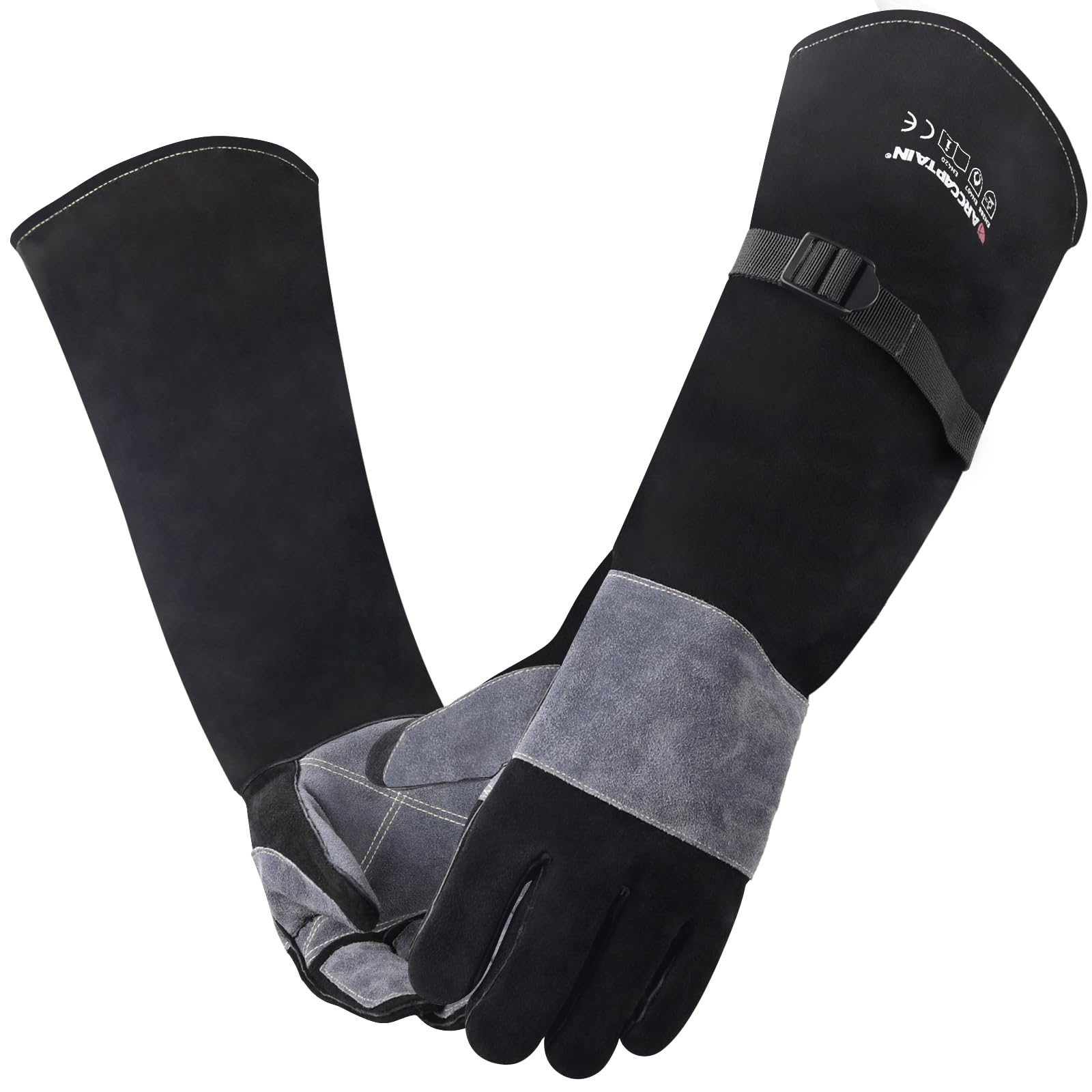 Buy ARCCAPTAIN Welding Gloves, 60 cm Heat/Fire Resistant Gloves with