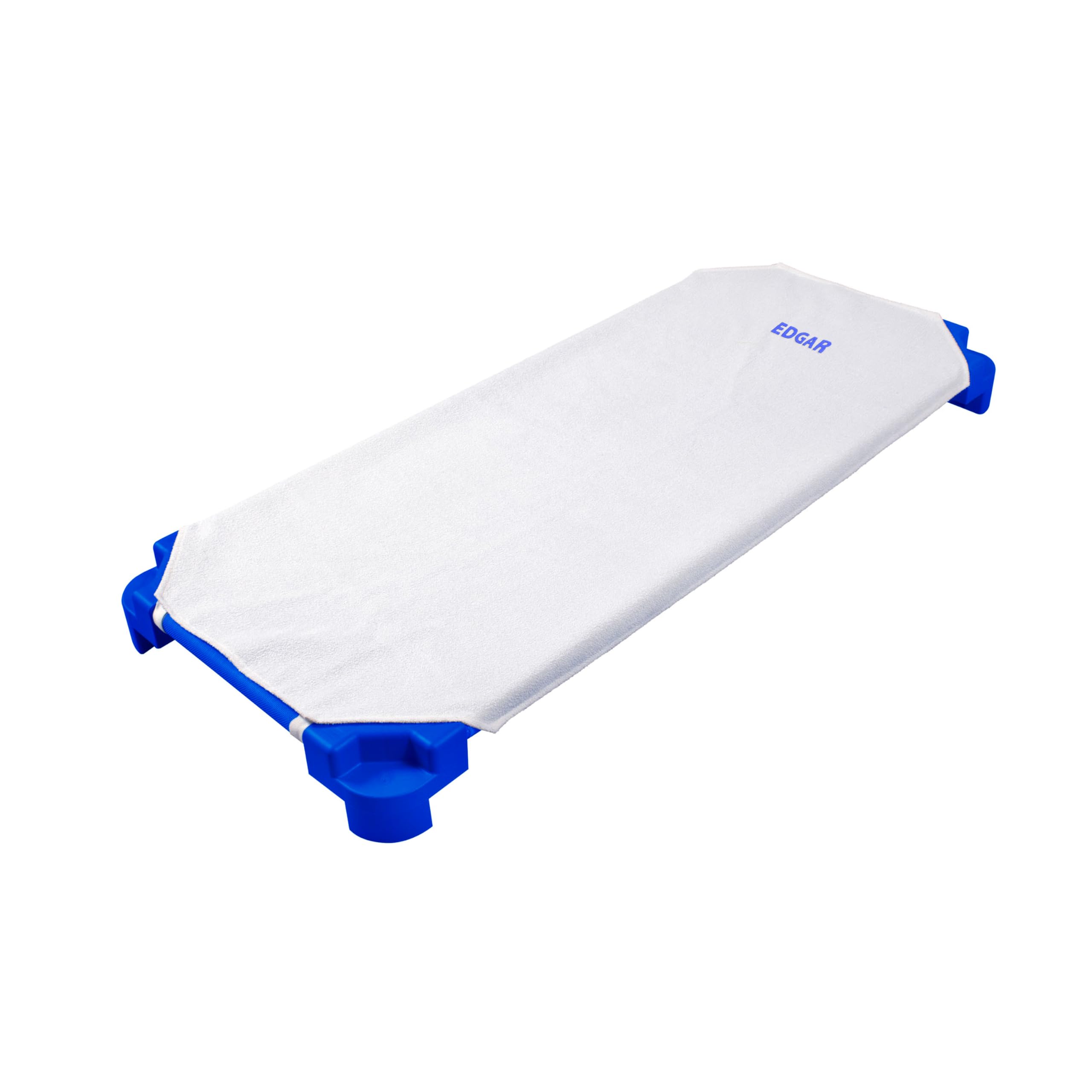 Sábana Ajustable Impermeable para Cuna y Hamaca Guardería – Rizo Algodón 100% Transpirable, Hipoalergénica, Personalizable con Nombre Bordado.