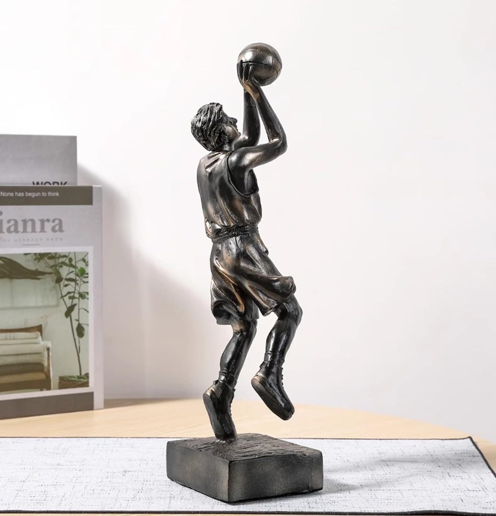 Amazon.co.jp: バスケットボールスポーツ像、フィギュア彫刻モデル