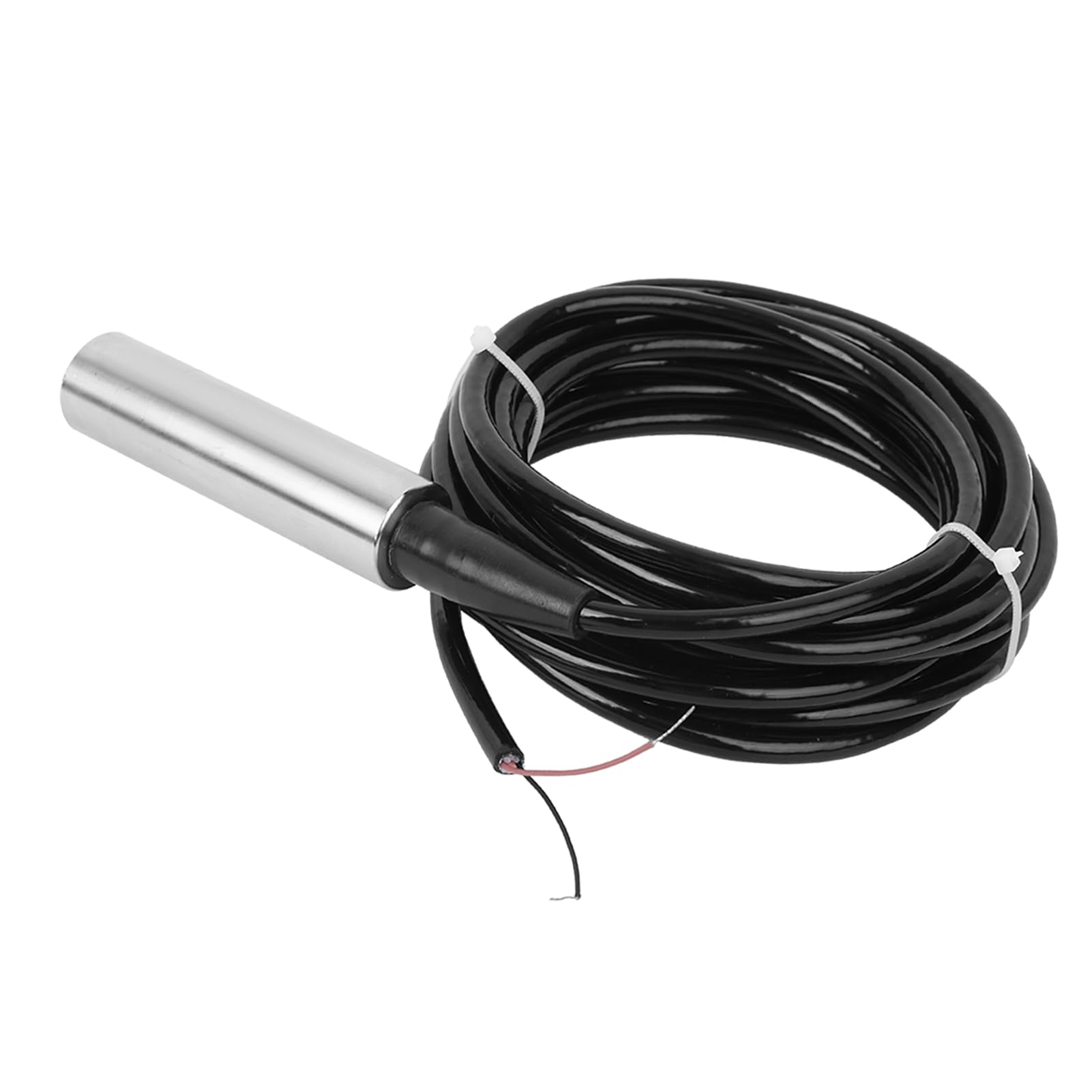 Wasserstandsensor TL-136, Flüssigkeitsstandgeber 12-32VDC 4-20mA Edelstahl, Industrielle Durchflussschalter Reichweite 0-5m, 304 Edelstahl Signalausgang